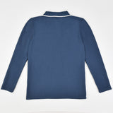 Pique Polo Shirt S.A. Website - Blue