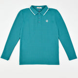 Polo pique shirt S.A website - Turquoise