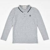 Piqué Polo Shirt S.A. Website - Heather Grey