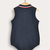 Baby Reeve Tropical Overalls - Navy