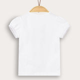 Baby T-shirt with print - white