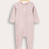 Babygro Rib Knit - Pink