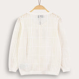 Knit cardigan - beige