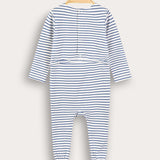Babygro Striped with Ship - Blue