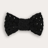 Pair of mini crochet pins - black