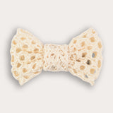 Pair of crochet mini pins - natural