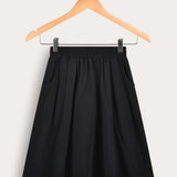 Pockets model skirt - black