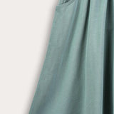 Ruched skirt with pockets - Mint