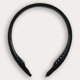 Crochet bow - black