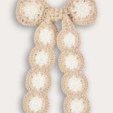 Tint crochet bow tie - beige
