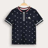 Polo S.K. Badminton - navy print