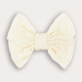 Mini Lace Cotton Brooch - Beige