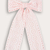Lace Bow Tie - Pink