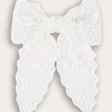 Butterfly Bow Tie Pin - White