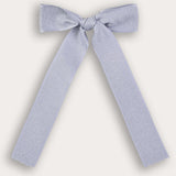 Linen bow tie - gray