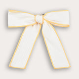 Rivet bow tie with passepartout - yellow