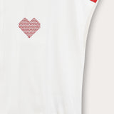 Sports vest with hood - white