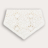 Crochet bandana - beige
