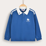 Polo shirt with collar - Royal