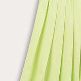 Flared Pleated Skirt - Lime