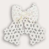 Flower Lace Brooch - Natural