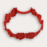 Flower ribbon - red