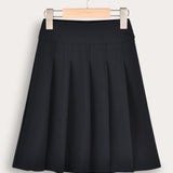 Pleated skirt - Navy
