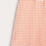 Checkered halter top - orange