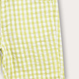 Checkered Shorts - Lime