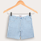 Checkered Shorts - Blue