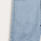 Striped shorts - blue