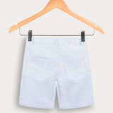 Striped shorts - light blue