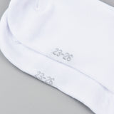 Trio of white socks - white