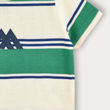 Striped Baby Set - Green