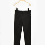 Skinny fit pants - black