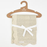 Knitted blanket - Stone