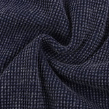 Pleated Waffle Skirt - Navy