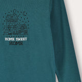 Ribbed home pajamas - green