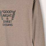 Good Night Rib Pajamas - Brown
