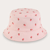 Strawberry Print Bucket Hat