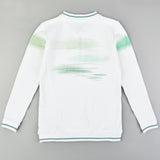 T-shirt A. Colorful print - green