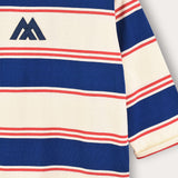 Striped shirt with emblem - Royal
