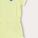 Polo collar overalls - lime