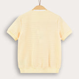 Double-button formal shirt - yellow