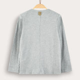 Light waffle blazer - red