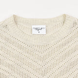 Knit sweater with vest combination - Stone