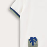 Crocheted square shirt - S/K - White
