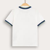 Crocheted square shirt - S/K - White
