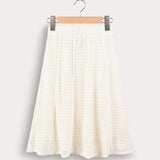 Crochet skirt - beige