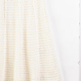 Crochet skirt - beige